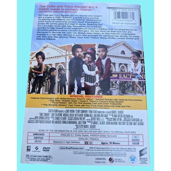 First Sunday DVD Comedy Movie - Picture 2 of 2